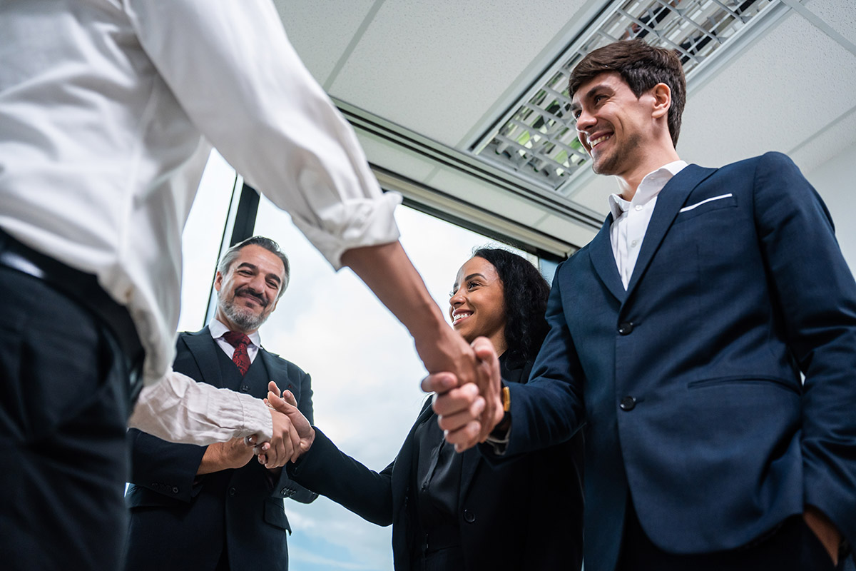 warming up cold calls with a handshake